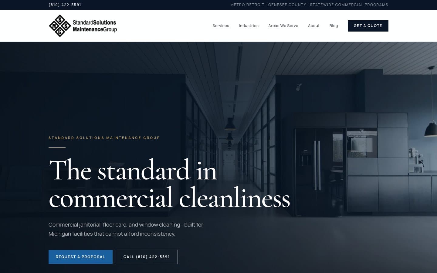 SSMG website screenshot